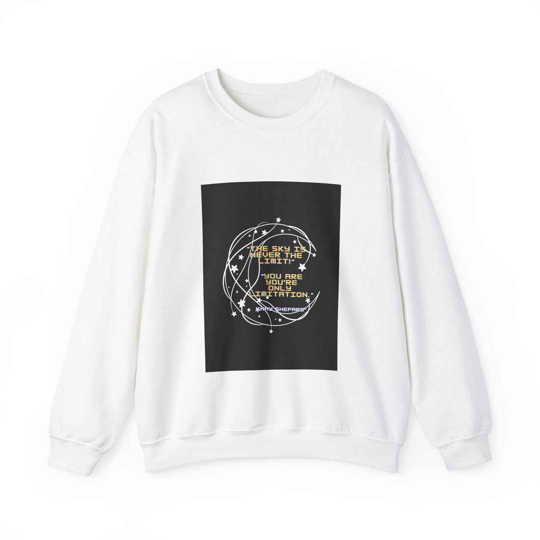 "The Sky is never,,, Unisex Heavy Blend™ Crewneck Sweatshirt